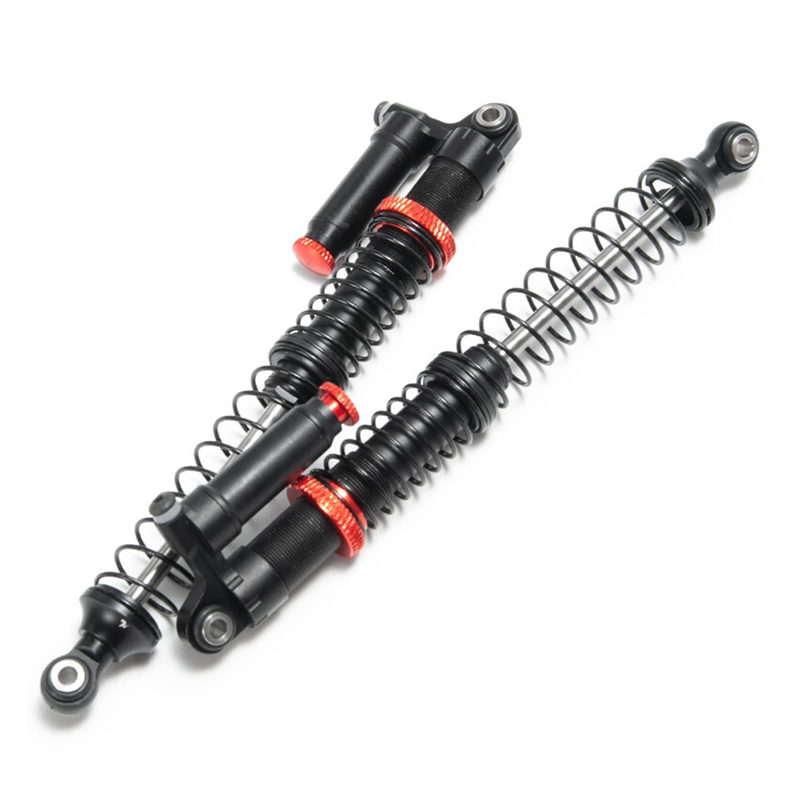 Zestaw sprężyn amortyzatora RC Car Piggyback 90/100/110/120mm, do amortyzatorów osiowych 1:10 SCX10 RC Rock Crawler Zestaw do modernizacji metalu samochodu RC(120mm 2PCS)