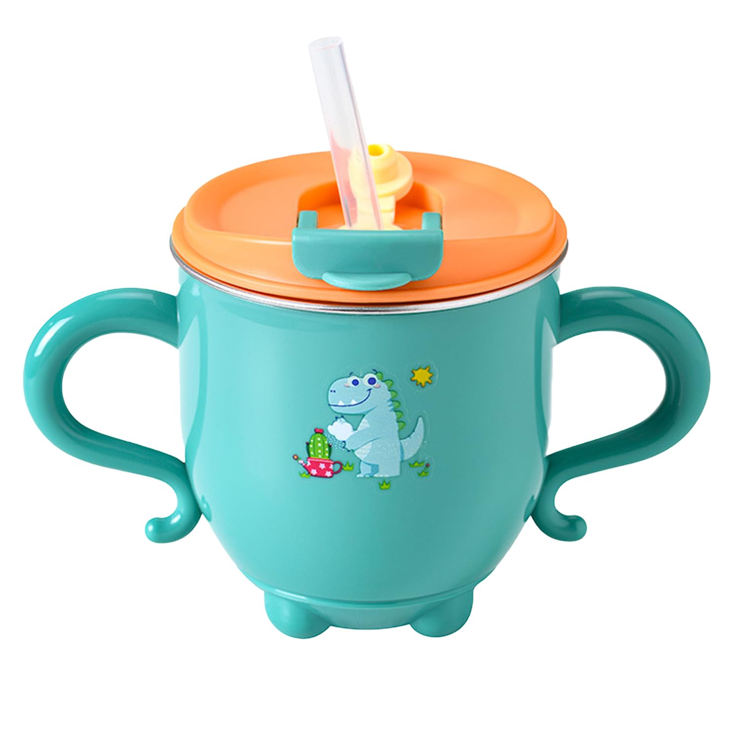 FIMALIA 200 ml Milk Mug for Baby, Green – Spill-Proof Infant Feeding Cup, BPA-Free, Lightweight and Easy to Hold, Encourages Independent Drinking, Safe and Durable for Milk, Water, or Juice-image-41