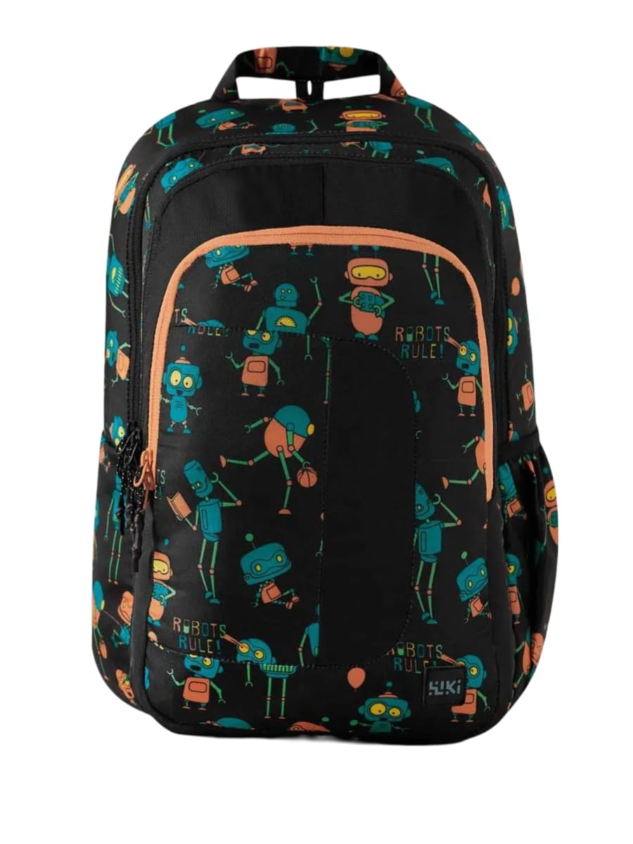 wildcraft WIKI CHAMP 5 3 Compartment Backpack 24 L (Robot Black)-picture-16