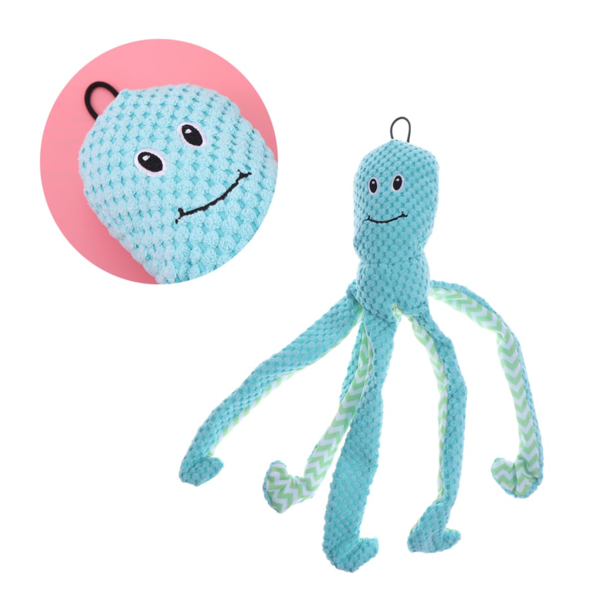 YARNOW Lot De 3 Jouets Couineurs Amusants pour Chien Pieuvre en Peluche Fournitures Interactives pour Animaux De Compagnie Jouet À Mâcher Doux pour Chiens