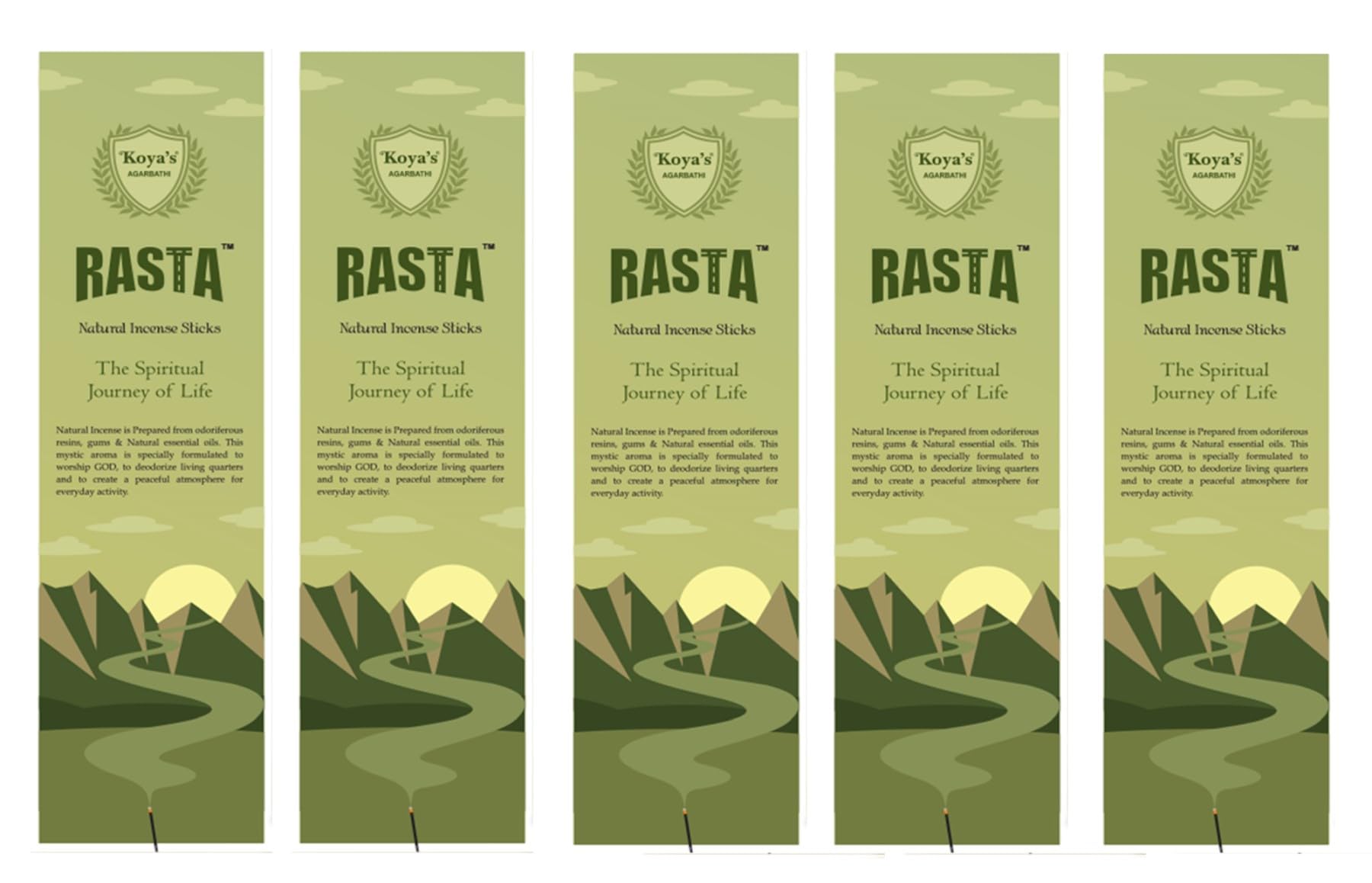 Koyas Rasta Premium Incense Sticks Pack of-5 (B07L5HZVQV) Amazon Price History, Amazon Price Tracker
