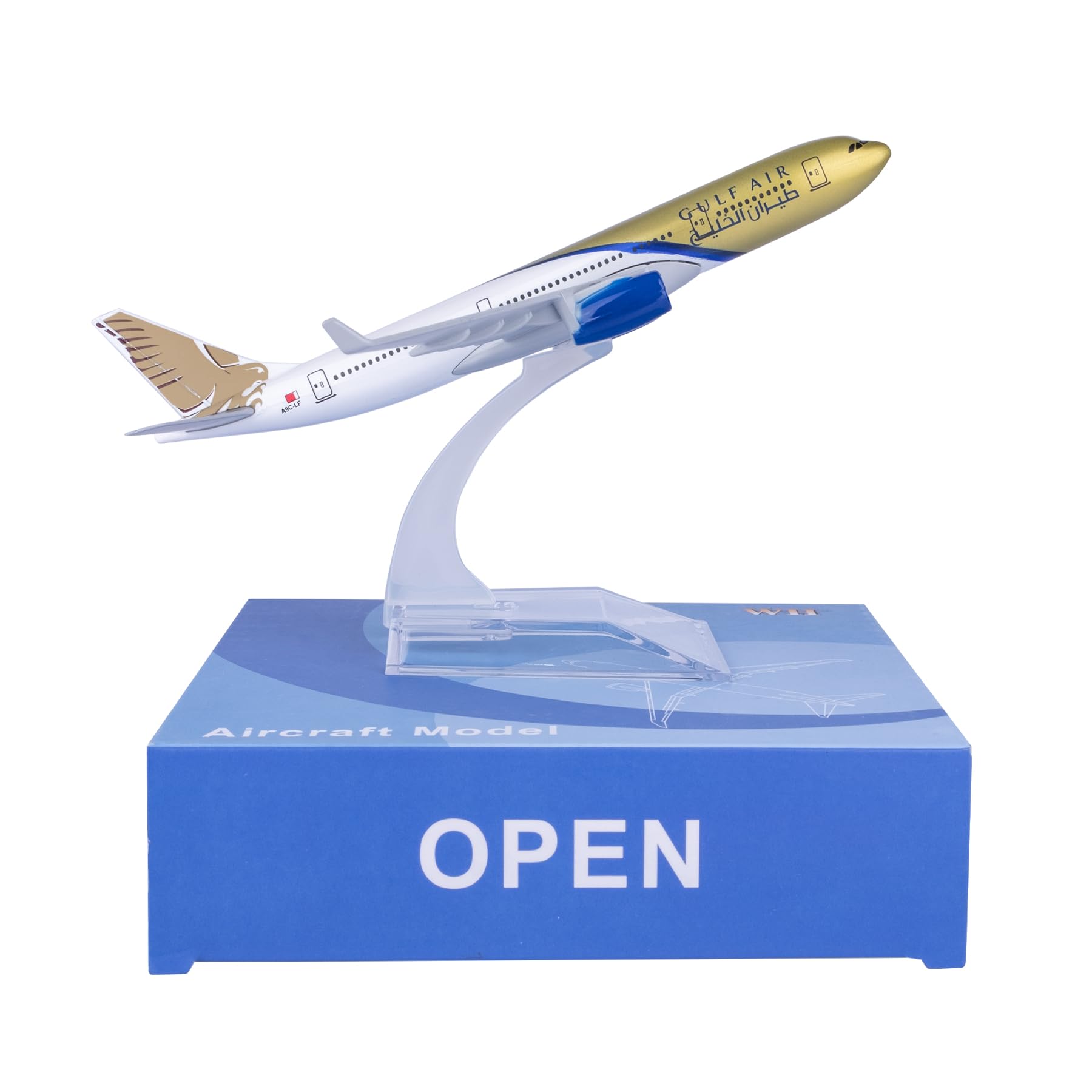 Plane 1/400 Scale Diecast Model Airplanes for adults Gulf 330 Model Plane for Home/Office Décor