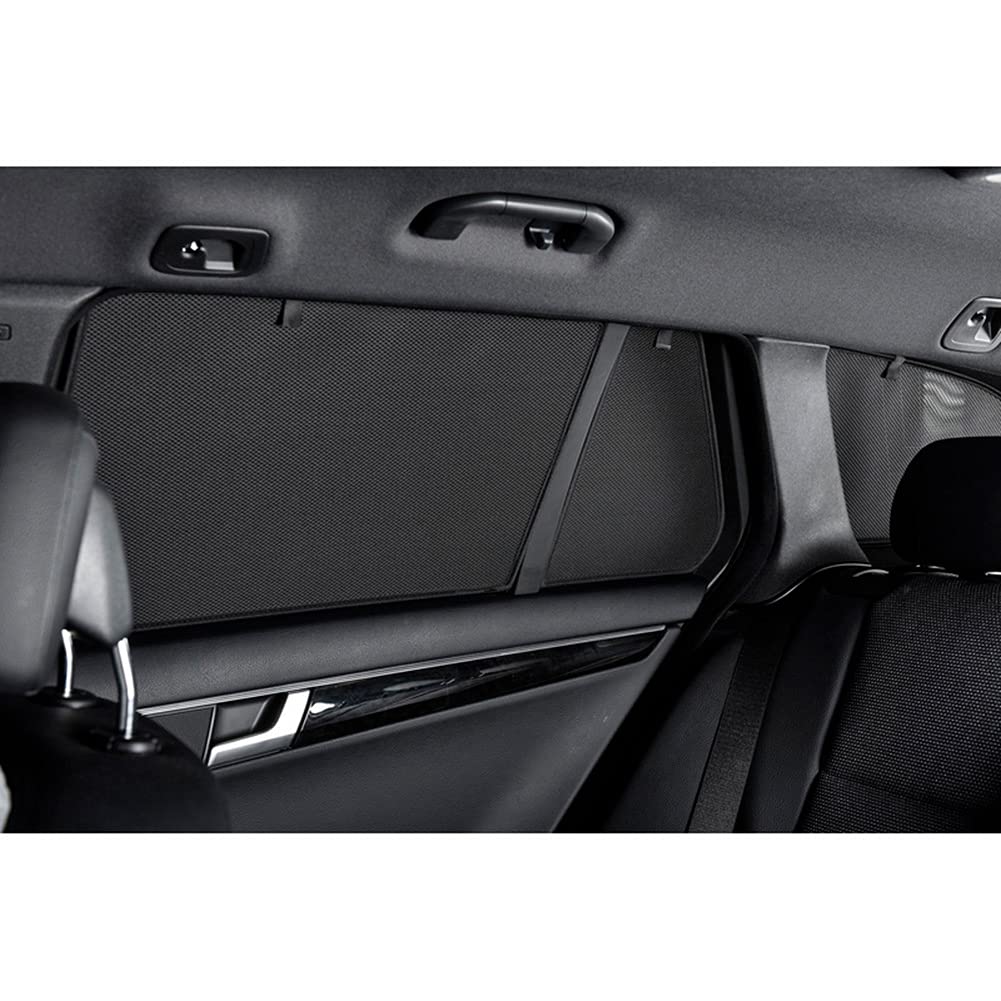 Set Car Shades compatible with Audi A6 C8 Avant 2018- (6-pieces) Custom-Fit Sunshades for Cars