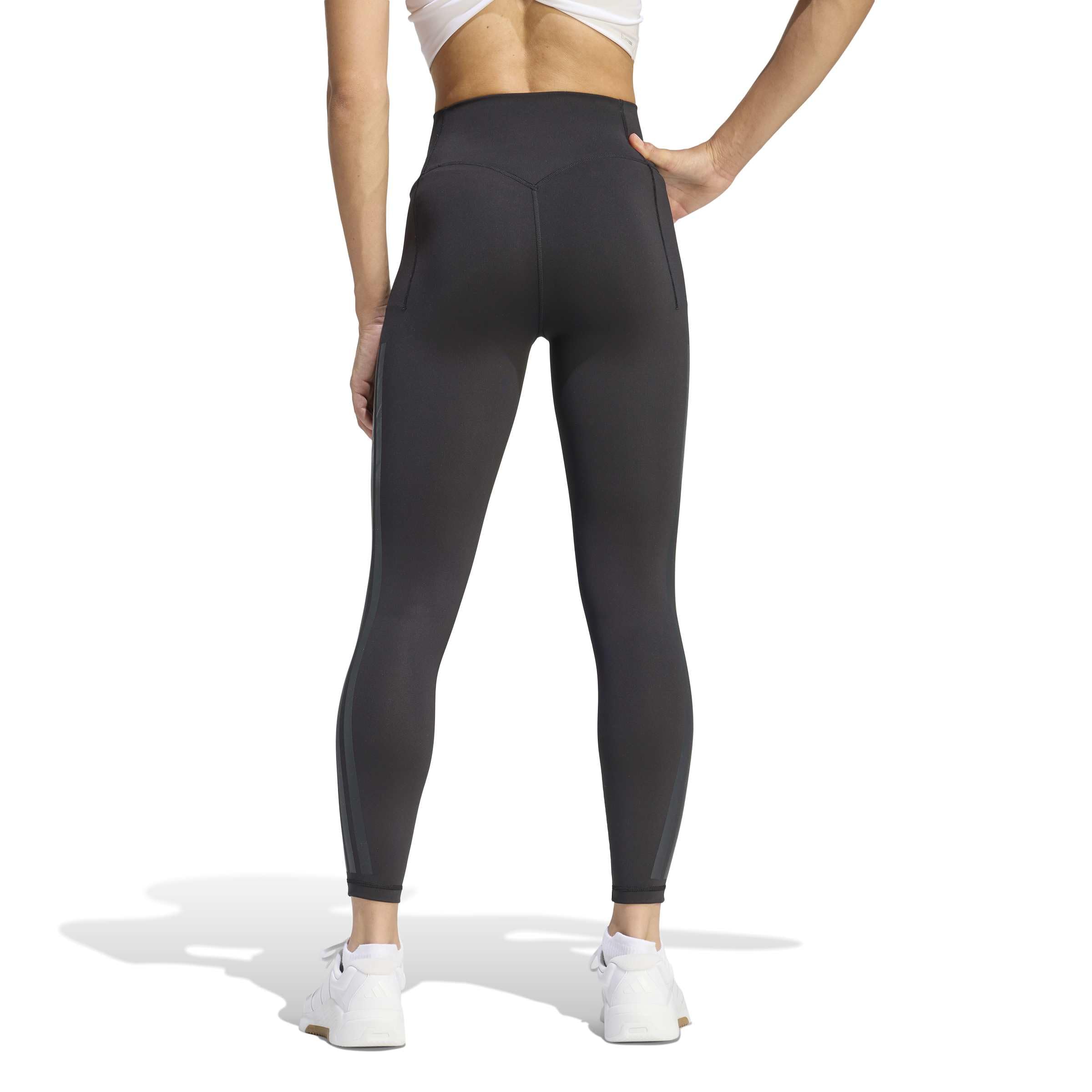 adidas Women's Optime Workout 3-Streifen 7/8 Leggings