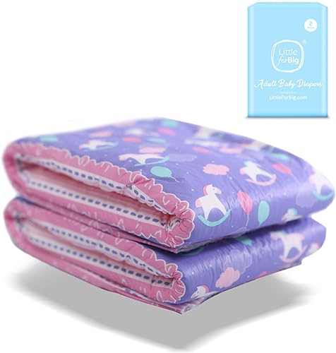 Littleforbig Pañal Impreso 2 Piezas - Little Fantasy (Grande 36-46)