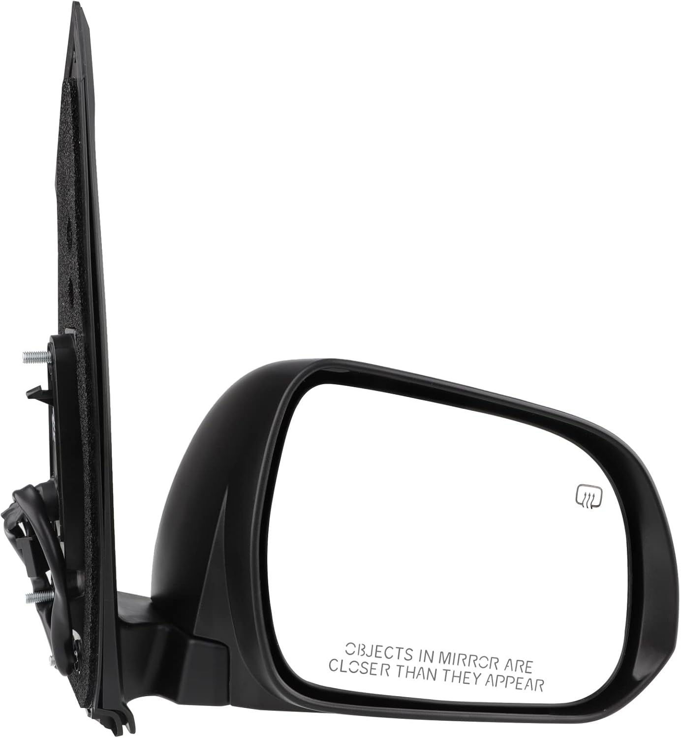 SCITOO Right Side View Mirror Fit for 2011 2012 2013 2014 2015 2016 2017 For Toyota SIENNA Power Adjusted Heat Black Exterior Passenger Mirror Smooth TO1321265