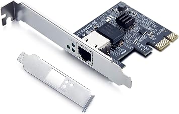H! 2.5G Ethernet network card,RJ45 NIC,2.5GbE CNA,with Realtek RTL8125 Chip,support Windows Server/Linux/VMware not support X11, MAC