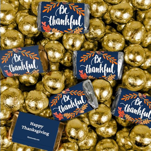 102 Pcs Fall Be Thankful Wrapped Assorted Miniatures...