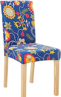 Slipcovers Stretch Extraíble Lavable Corto Silla de comedor Funda protectora Asiento para hotel, comedor, ceremonia - Orlando