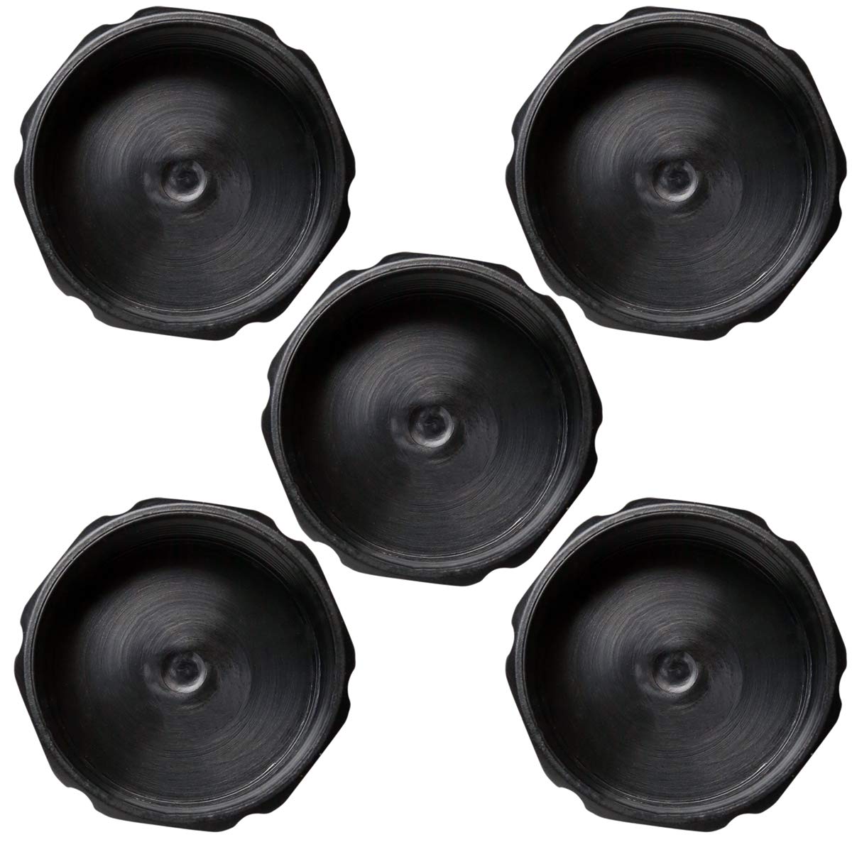 Midline Valve 62DBQ-5 Replacement Cap Frost Free Sillcock Vacuum Breakers Ensures Backflow Prevention (5 Pack), Black