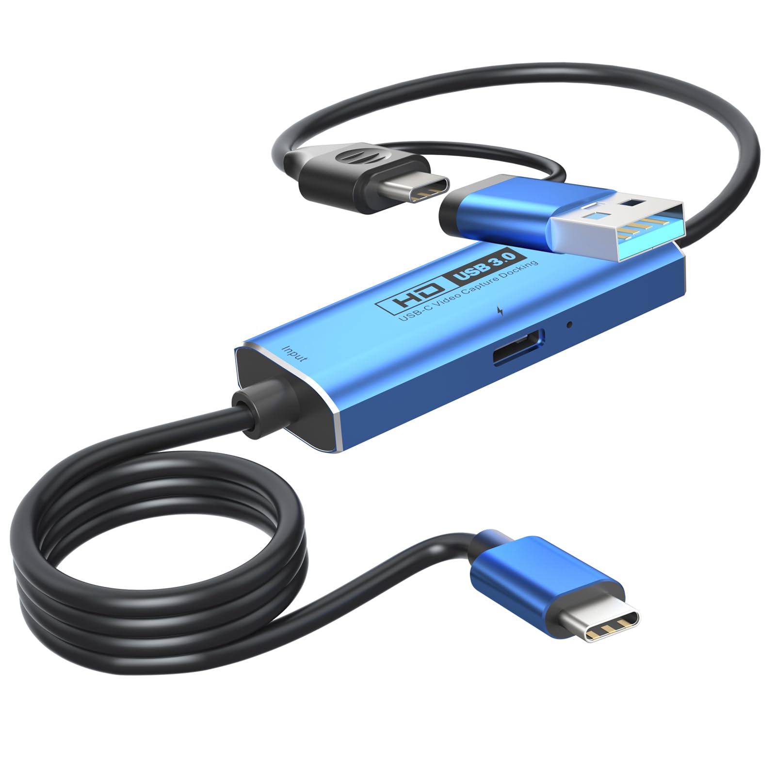 USB C Video Capture Card. Join PD100W Fast Charge? Type C to USB-A/C USB3.0. Support 1080P 60FPS Acquisition Recording and 4K@60Hz Hd Input?Support for Games and Streaming Media,Wide Compatibility.-image-30