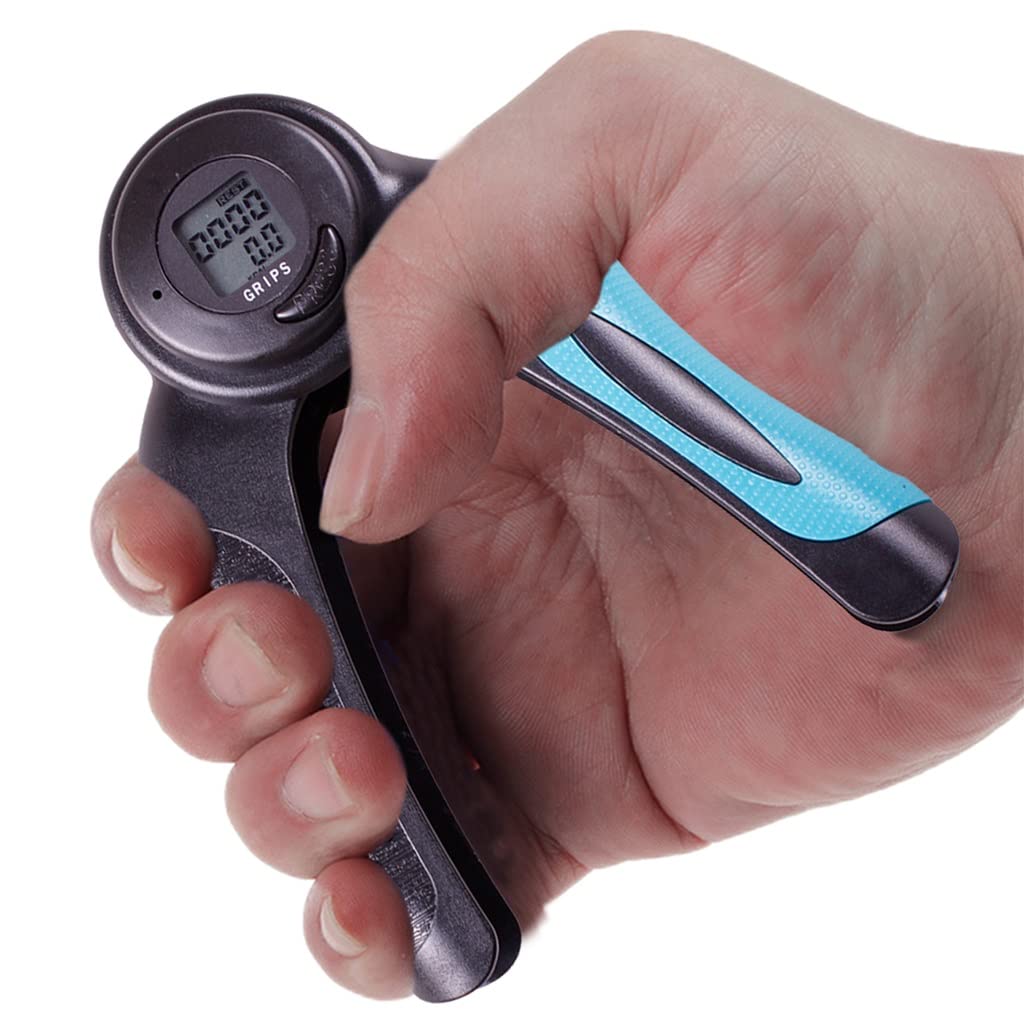 BREWIX Adjustable Countable Hand Grip Strength Exercise Strengthener Gripper Spring Finger Pinch Carpal Expander Grip
