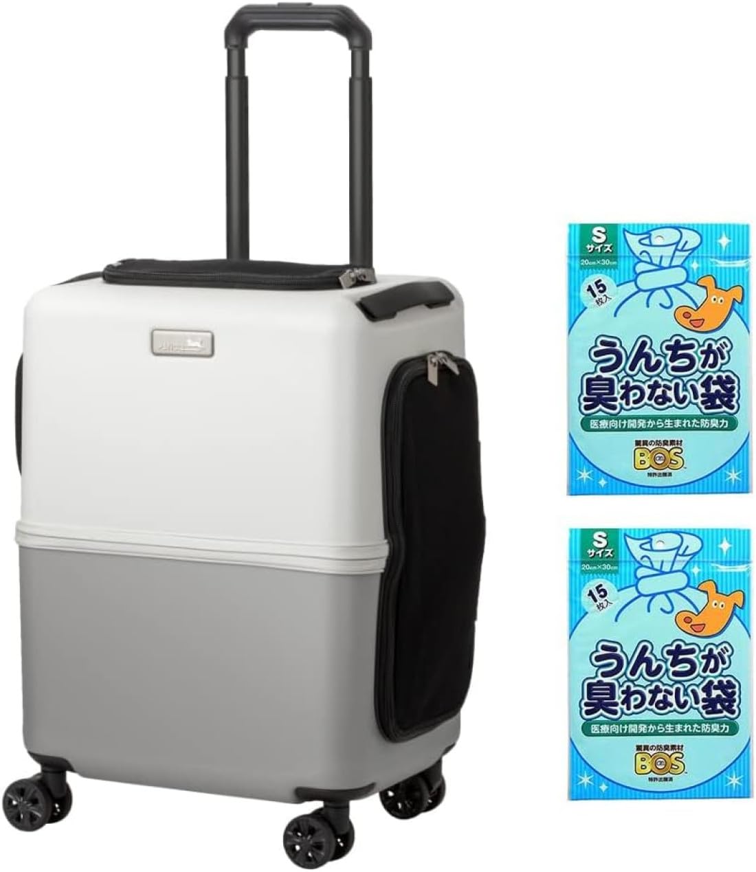 ペチコ 3001-M 犬用 猫用 ペット用キャリーケース(ピンク×ホワイト) Amazon | ペットキャリー ペチコ Petico 3001-M 犬用 猫用 ペット用