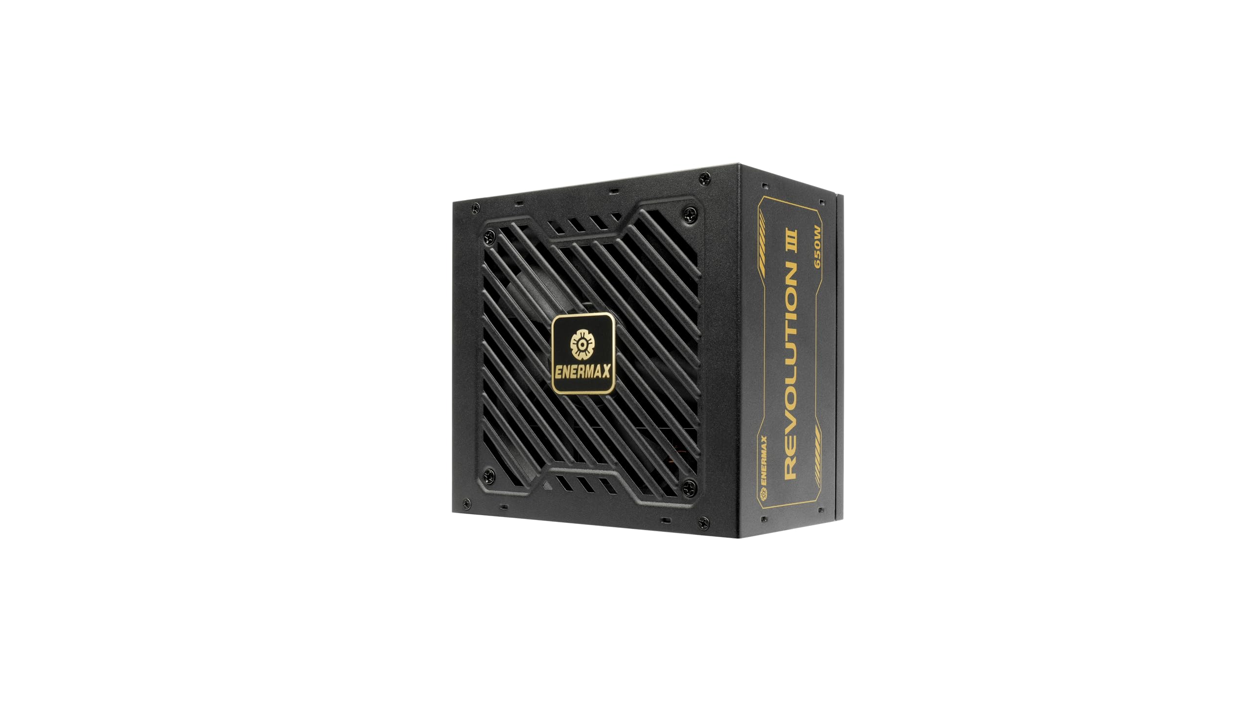 ENERMAX Revolution III 650 Watt | Alimentatore completamente modulare ATX 3.1 | PCIe 5.1 | 80 Plus Gold | ventola FDB silenziosa da 120 mm | Condensatori 105°C | ERV650G-AHG-MAC