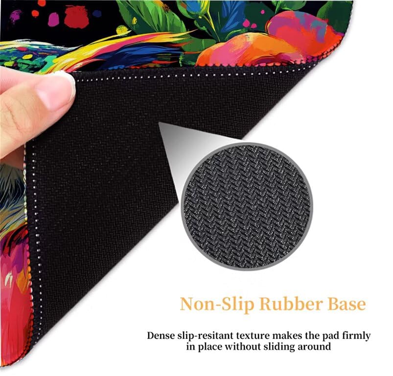 Tapis de souris papillon grand format 100cm de précision avec base en caoutchouc premium stable - 5
