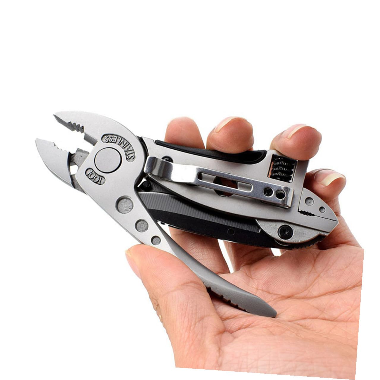 Kisangel 2pièces Pince Multifonction Pour Camping Et Plein Air Avec Clé Portable Outil De Camping Multifonctionnel Et Pince De