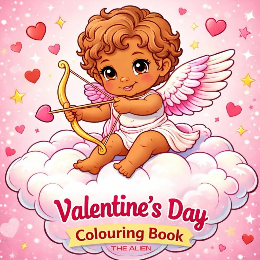 Valentine's Day Adult Colouring Book