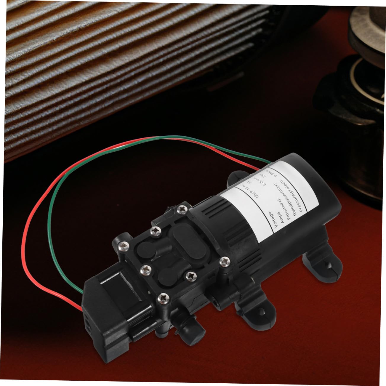 Bomba de Diafragma 12 V 70 W 6 L/Reinicio Automático