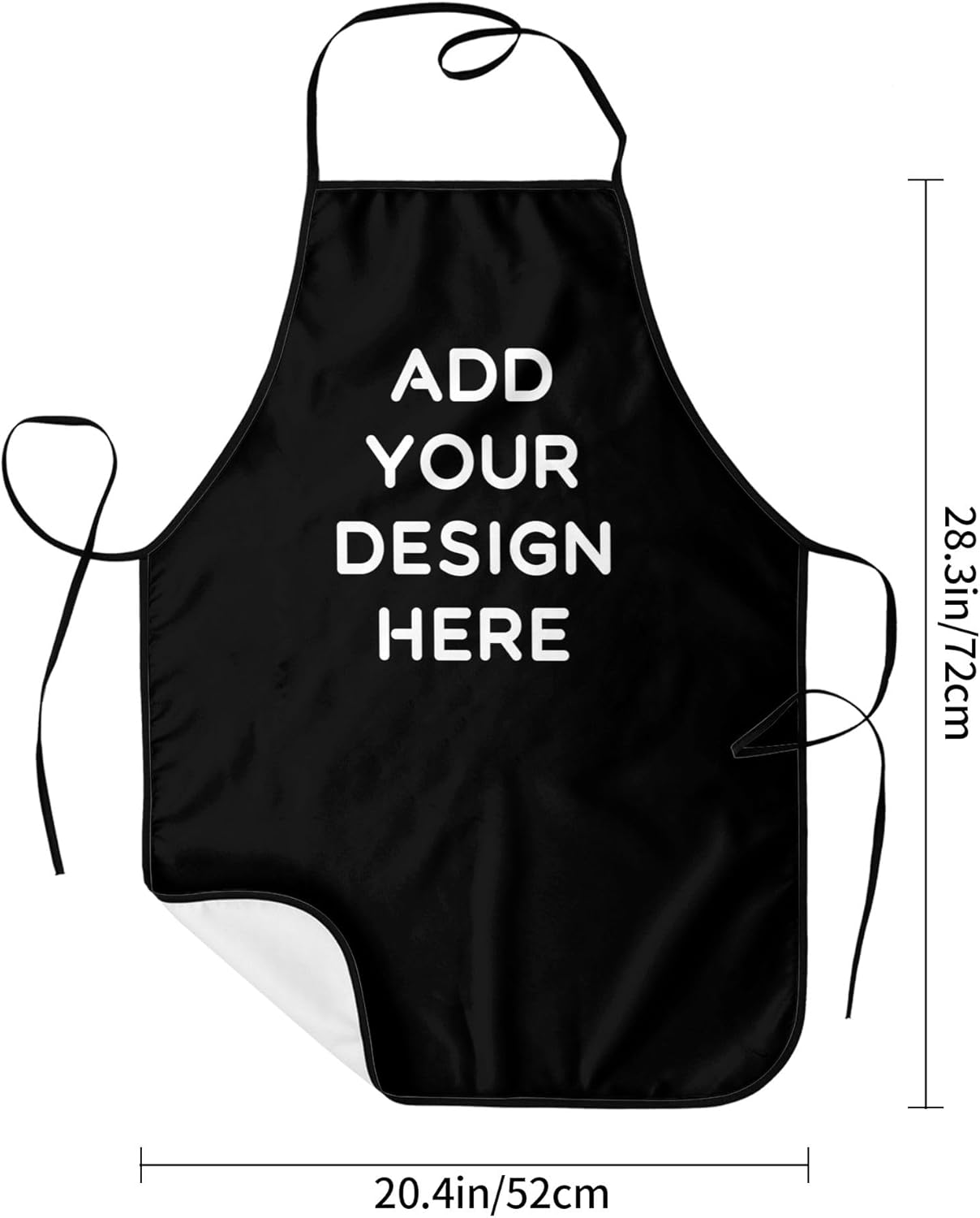 OHORTEB Custom Logo Apron with Photo, Customized Picture Chef Cooking Apron Personalized Text Kitchen Waterproof Apron - Image 2