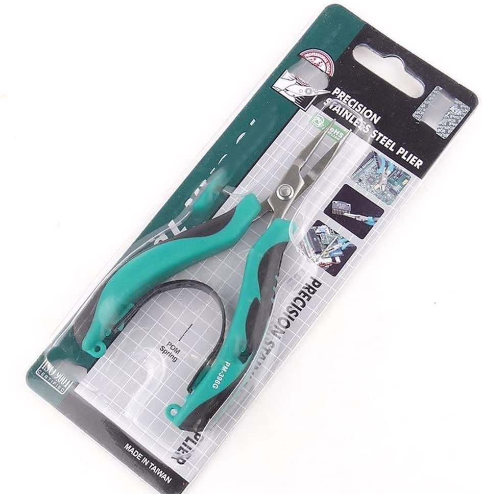 Long Nose Pliers,PM-396G Needle-Nose Pliers Steel 120mm Mini Original Cutting Nippers Fishing Electronic Long Nose Cutter Hand Tool