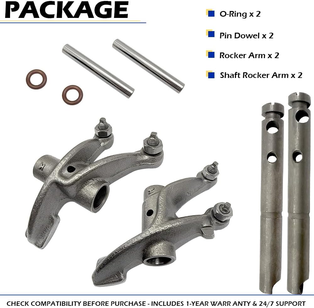 Rocker Arm Compatible with FourTrax 250 TRX250X 1987-1992 TRX300EX 1993-2008 TRX300X 2009 OEM# 14441-HC0-000 14431-HC0-000 14456-HC0-000 14455-HC0-000