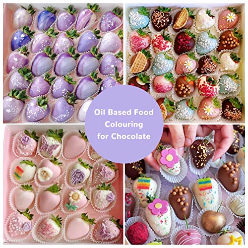 Oil Based Food Colouring - 16 Colours Concentrated Oil Based Food Coloring Set, Food Dye For Cream Cakes, Baked Cake Decoration, Chocolate, Candy, Ice Cream, Doughnuts, Biscuits - (Per Bottle 6ml) - Image 6