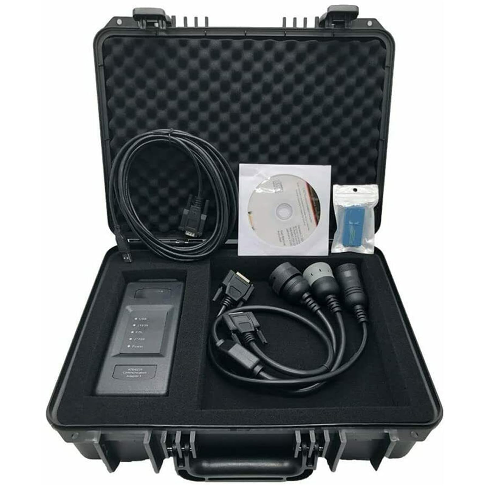 478-0235 Diagnoseadapter ET4 Stecker 6+9+14 Pin 457-6114 Kommunikationsadapter 3 Werkzeugsoftware 2019C 2020B 2023A Fit für Caterpillar Adapter Schwergeräte Diagnose-Testwerkzeug 538-5051