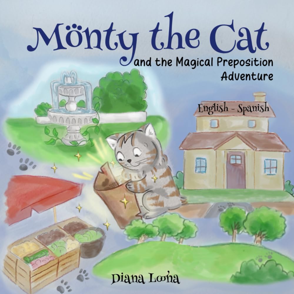 Monty the Cat and the Magical Preposition Adventure: Learning Prepositions in English and Spanish