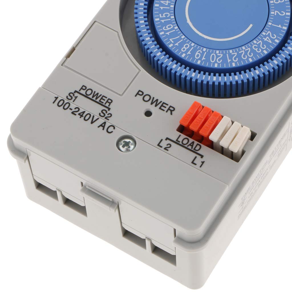3 set 24 ore cronometria timer meccanico temporizzatore relè AC 100-240V