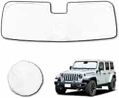 お値下げ希望最終対応☆JEEP✴ジープ純正サンシェード美品 Amazon.co.jp: セイワ(SEIWA) 高遮熱 サンシェード 車種専用