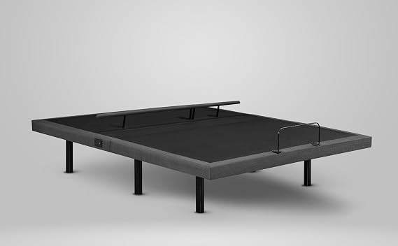 iDealBed 7i Custom Adjustable Bed Base, Pillow Tilt, Lumbar Adjustment, Wall-Hugger, Wireless, Massage, Memory, Advanced Smooth Silent Operation, Bluetooth, USB Ports, Zero G (Twin XL)