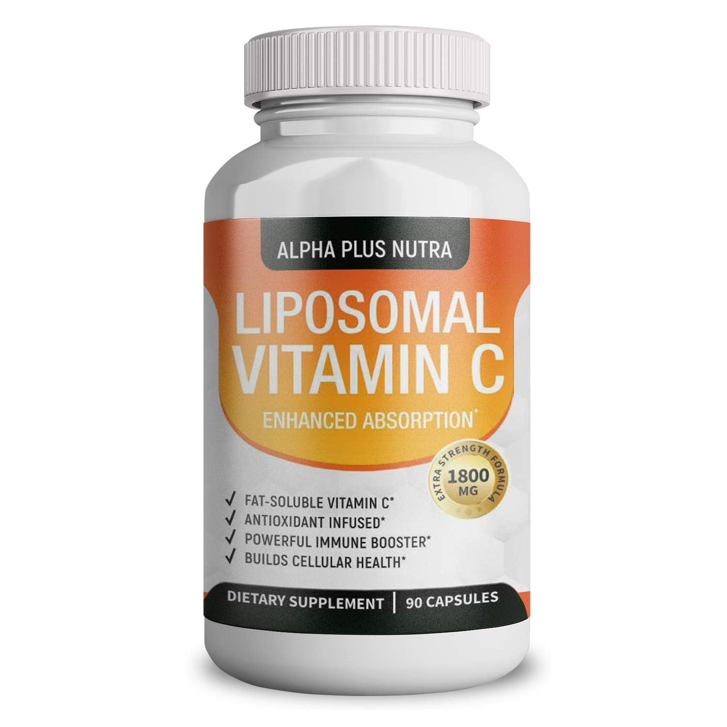 Buy Liposomal Vitamin C Capsules 1800mg Pure Extra High Strength