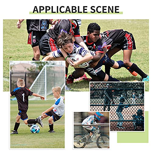 KALAKIDS Kids Soccer Socks (1/3/5 Pairs) Football Socks Team Sport Knee High Athletic Socks