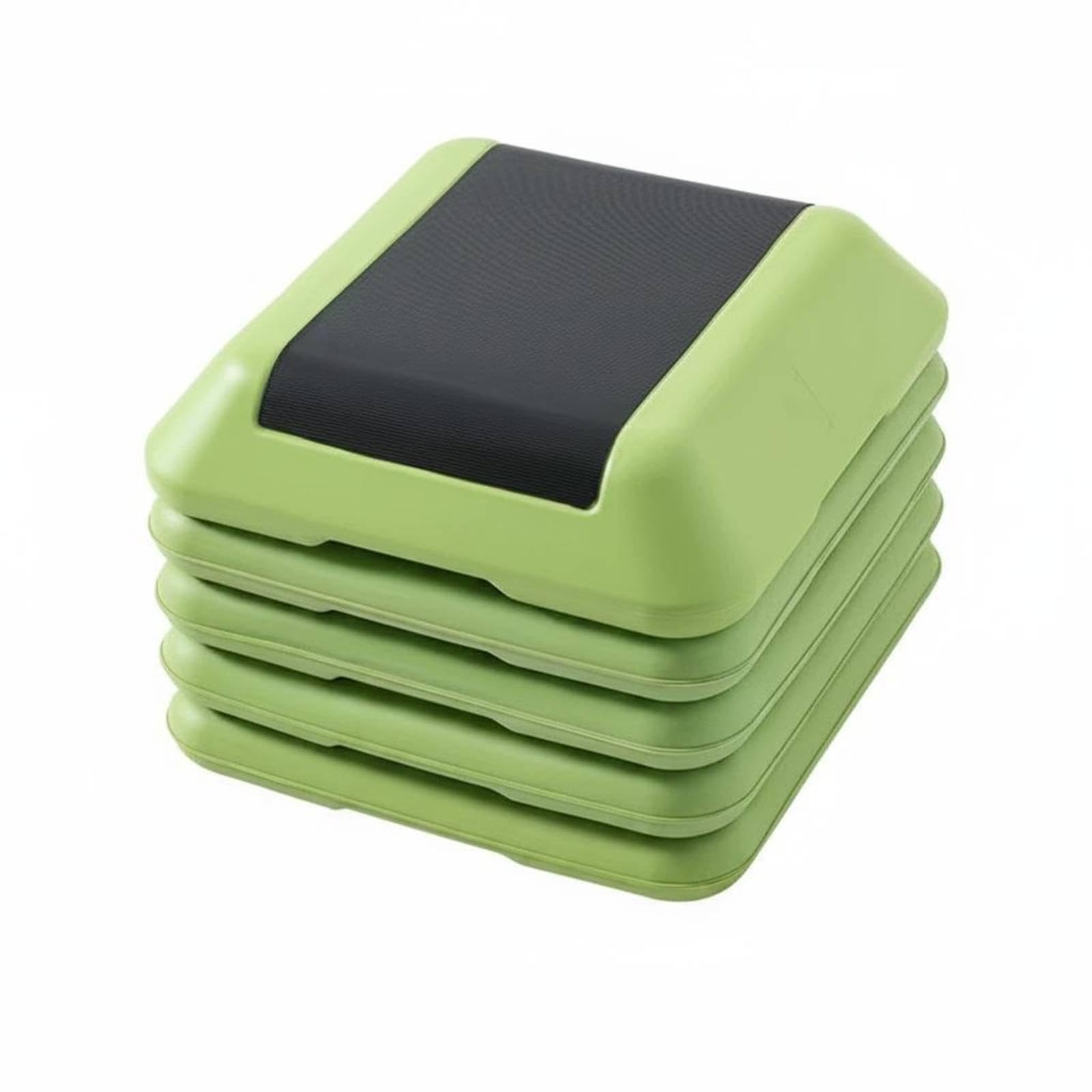 Adjustable Step Board Compact Non-Slip Exercise Step Simple to Store Home Workout Board for Beginners Gray Green|Sporting Goods| Fitness Running & Yoga| Fitness Equipment & Gear| Step/RIS-image-35