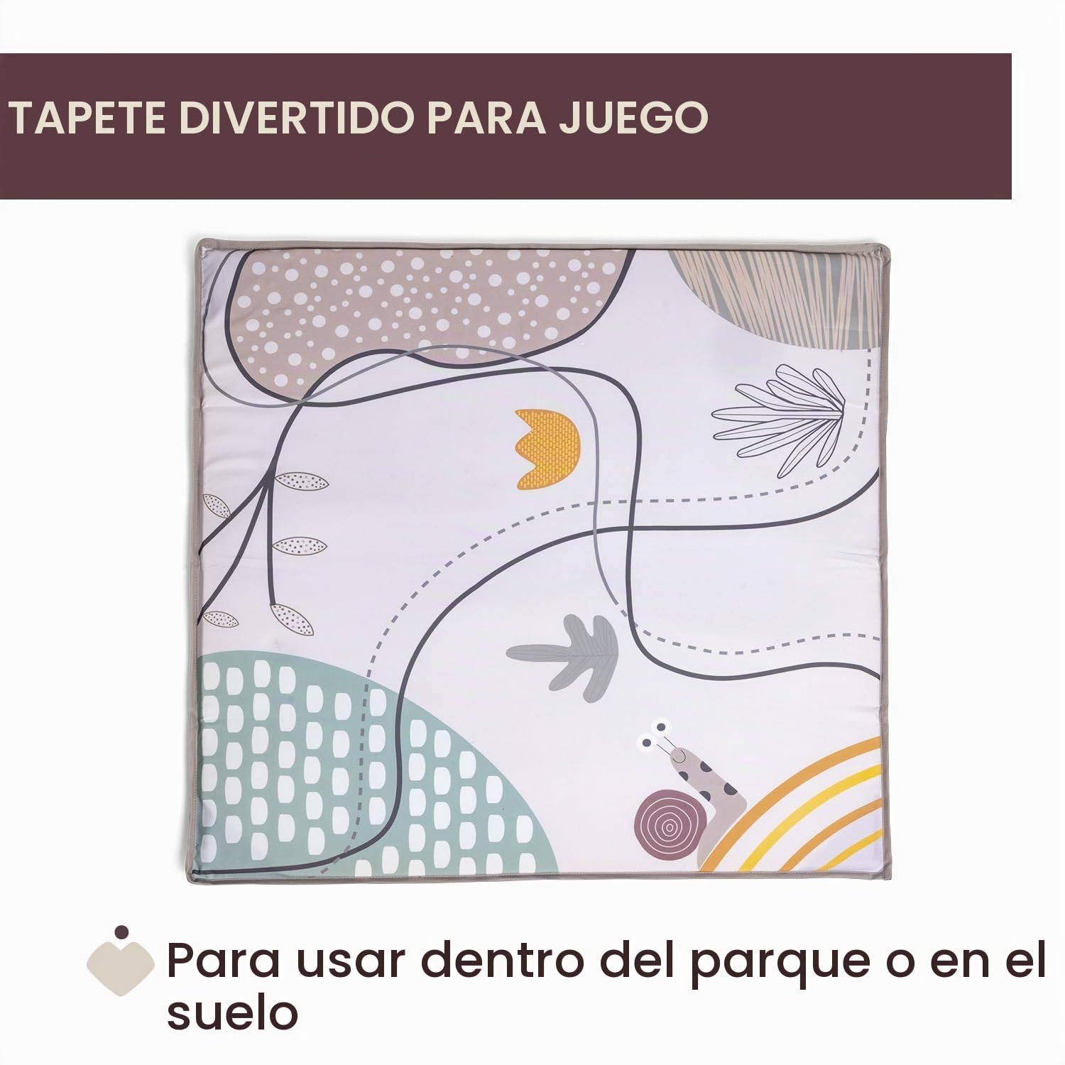 Chicco Open Box Square para bebés y niños pequeños desde el nacimiento hasta los 15 kg, plegable y compacto, con alfombrilla de juego, ventanas de malla, 4 asas y bolsa de viaje, gris