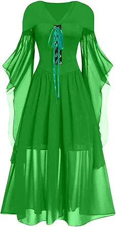 OIOLOYJM Sexy Plus Size Halloween Costumes Woman 2025 Witch Costume Women Vampire Gothic Corset Renaissance Dresses Clothes