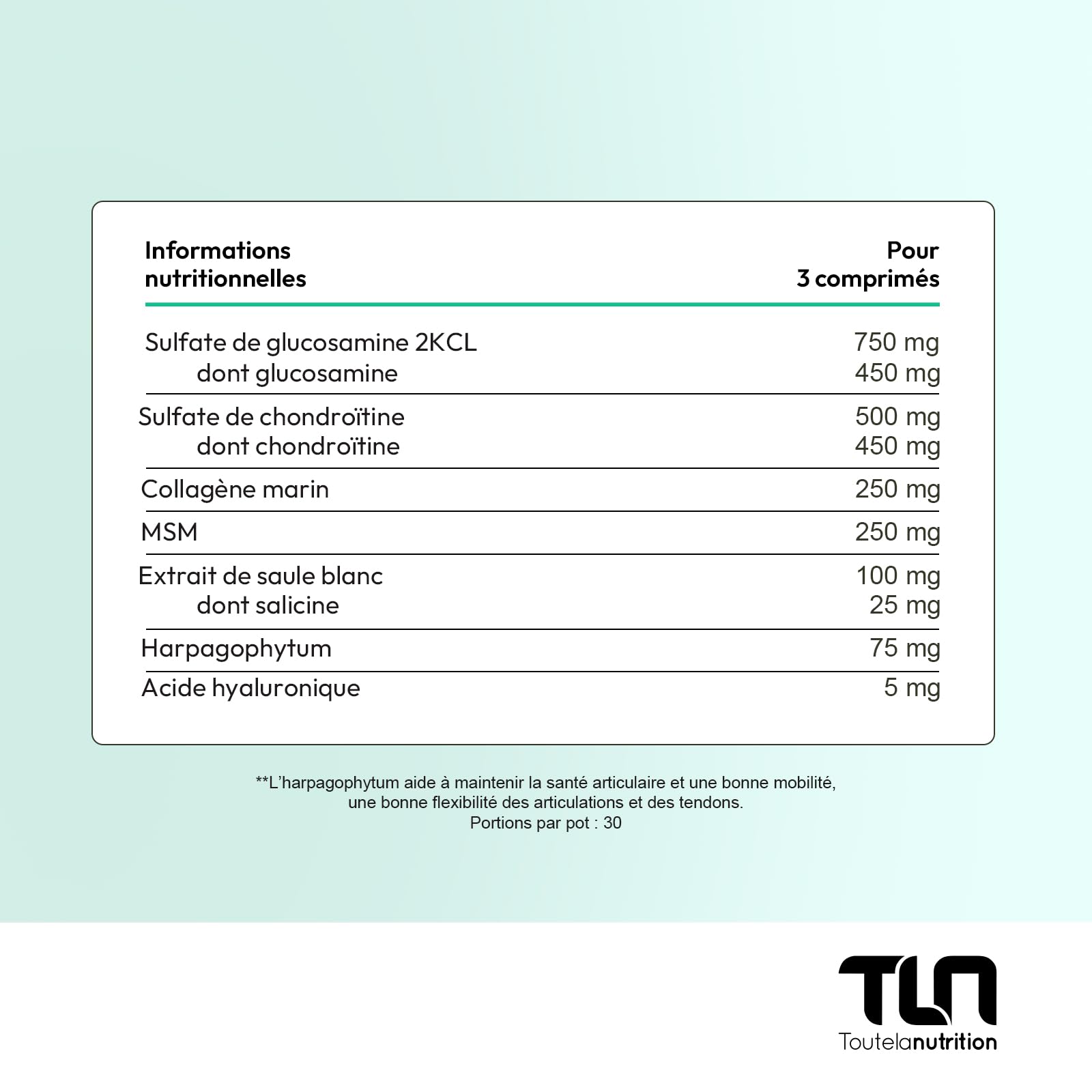 Arthro Flex | Articulations Douloureuses, Soulagement Rapide et Durable | Collagène, Glucosamine, Chondroïtine, MSM, Acide Hyaluronique | Souplesse, Flexibilité et Mobilité | 90 Comprimés | TLN