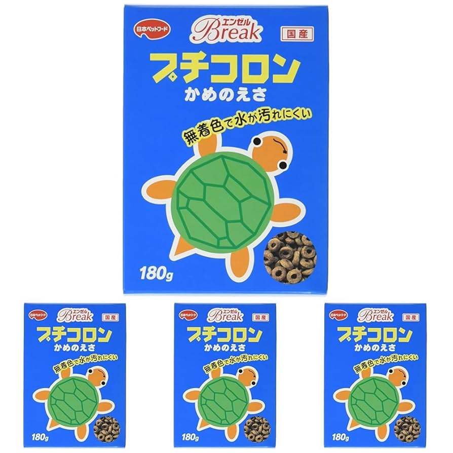 プチコロン　かめのえさ　4個セット Amazon.co.jp: エンゼル エンゼルBreakプチコロンかめのえさ