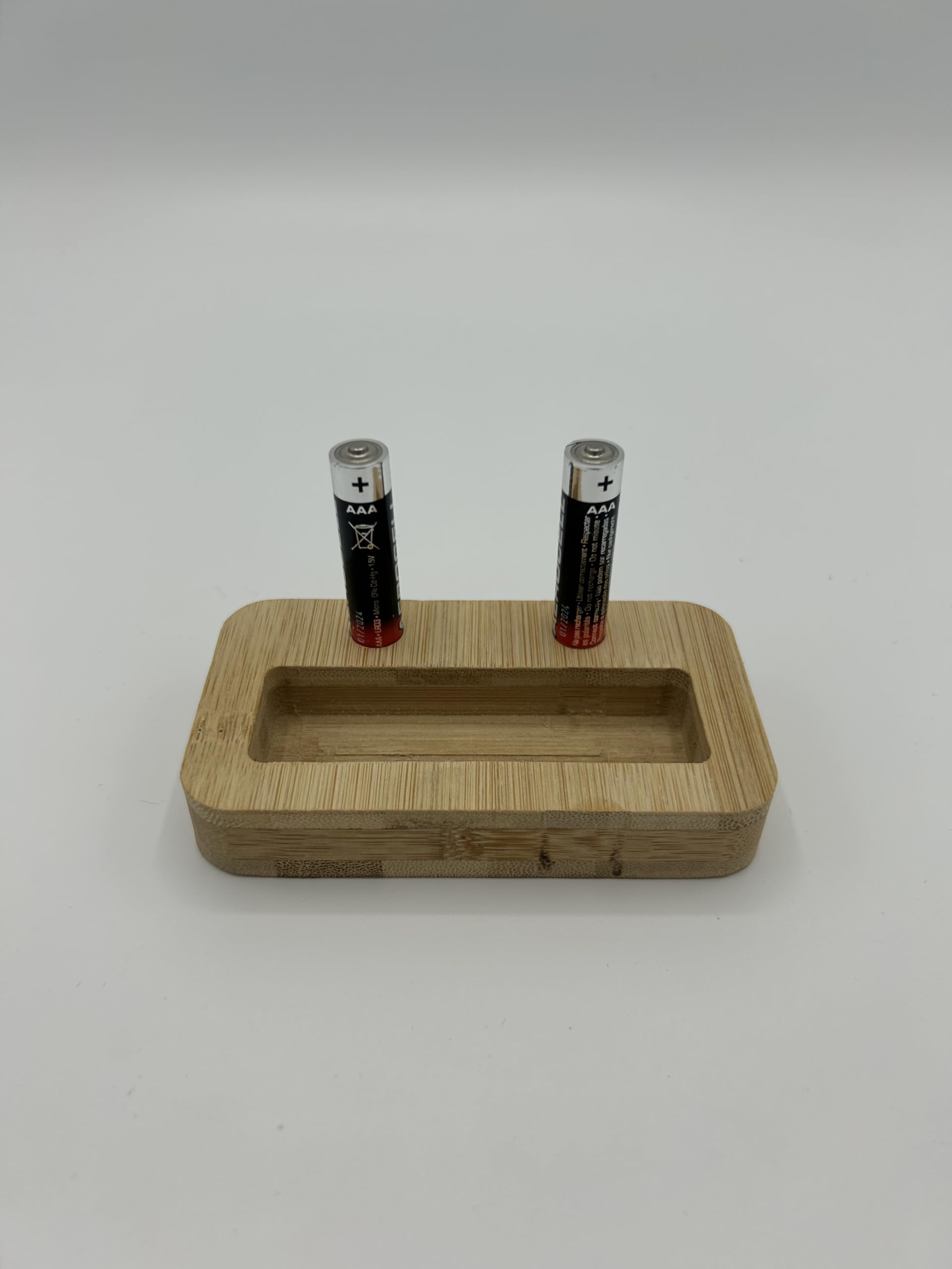 Generisch Espositore in legno adatto per Gameboy Pocket e batterie