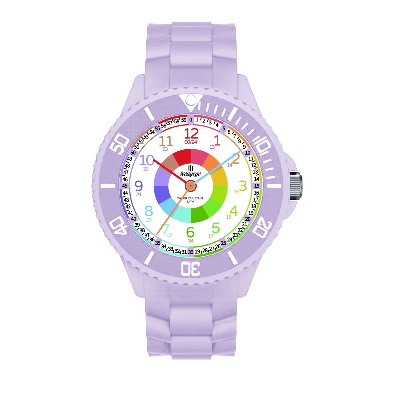 Weayege Orologio per Bambino Bambini,Orologio per bambini,Orologio da polso per bambinia,Educativo Orologio Bambina,Orologio Didattico Regalo Bambino,Orologio per bambini da 5 a 18 anni