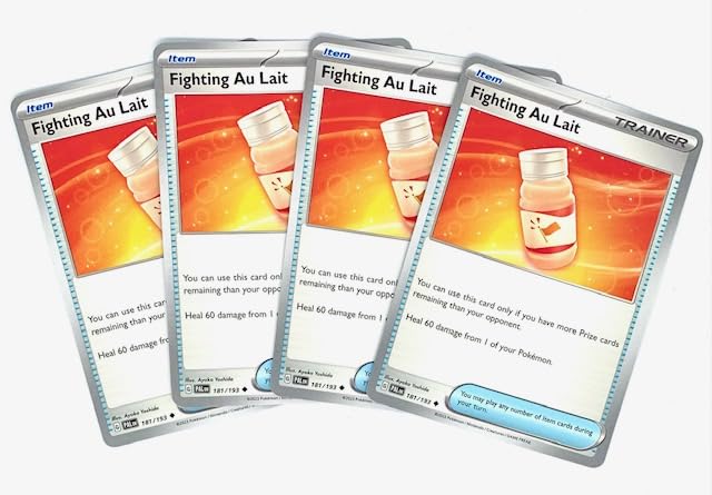 Fighting Au Lait 181/193 - Paldea Evolved - Pokemon Trainer Card Set - Playset