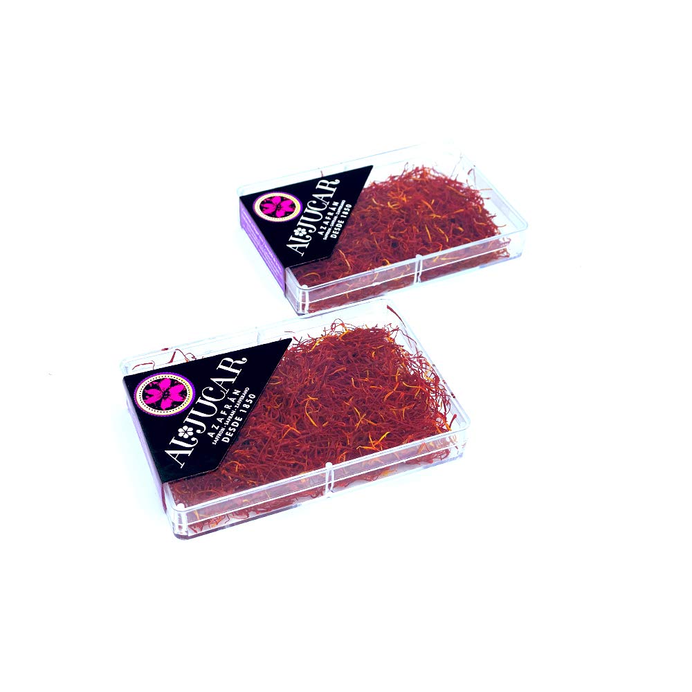 Pack AZAFRÁN selecto en hebra AL-JUCAR. 2 cajas de 4gr (total 8 gr)