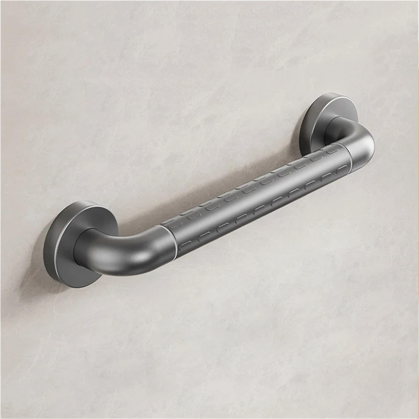 Pasamanos de baño de 30/38/48/58 cm, pasamanos para bañera, Inodoro, Barra de Apoyo Gris, asa de Seguridad para Ducha, toallero, asideros para baño (38 cm)