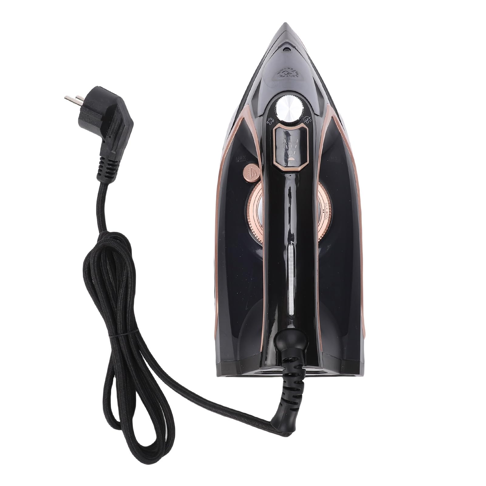 Topiky Plancha de Portátil de 2200 W con Tanque de Agua, Plancha de Ropa Eléctrica de Vertical para Viajes a Casa, Potente de y Seco de 2200 W con Punta Precisa, Gran Capacidad de 250 Ml, (Enchufe