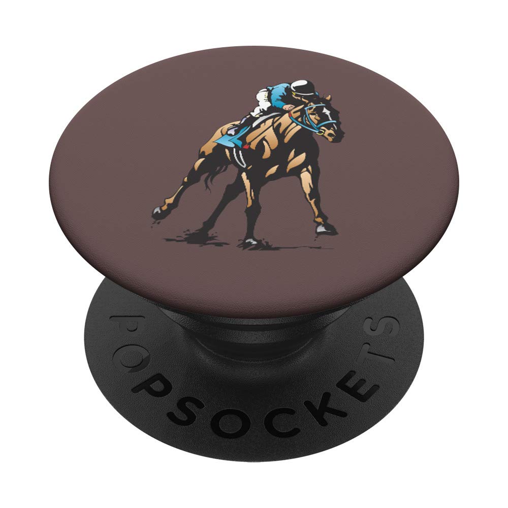 Breezing Thoroughbred Horse Sports Win, Place, Show PopSockets Swappable PopGrip