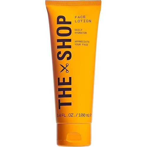 The Shop by LeBron James Men's Hydrating Face Lotion, Lightweight Daily Moisturizer for All Skin Types, Soothes Post-Shave Irritation, Protects Barrier, Non-Greasy Formula, Eucalyptus Scent, 3.4 Fl Oz