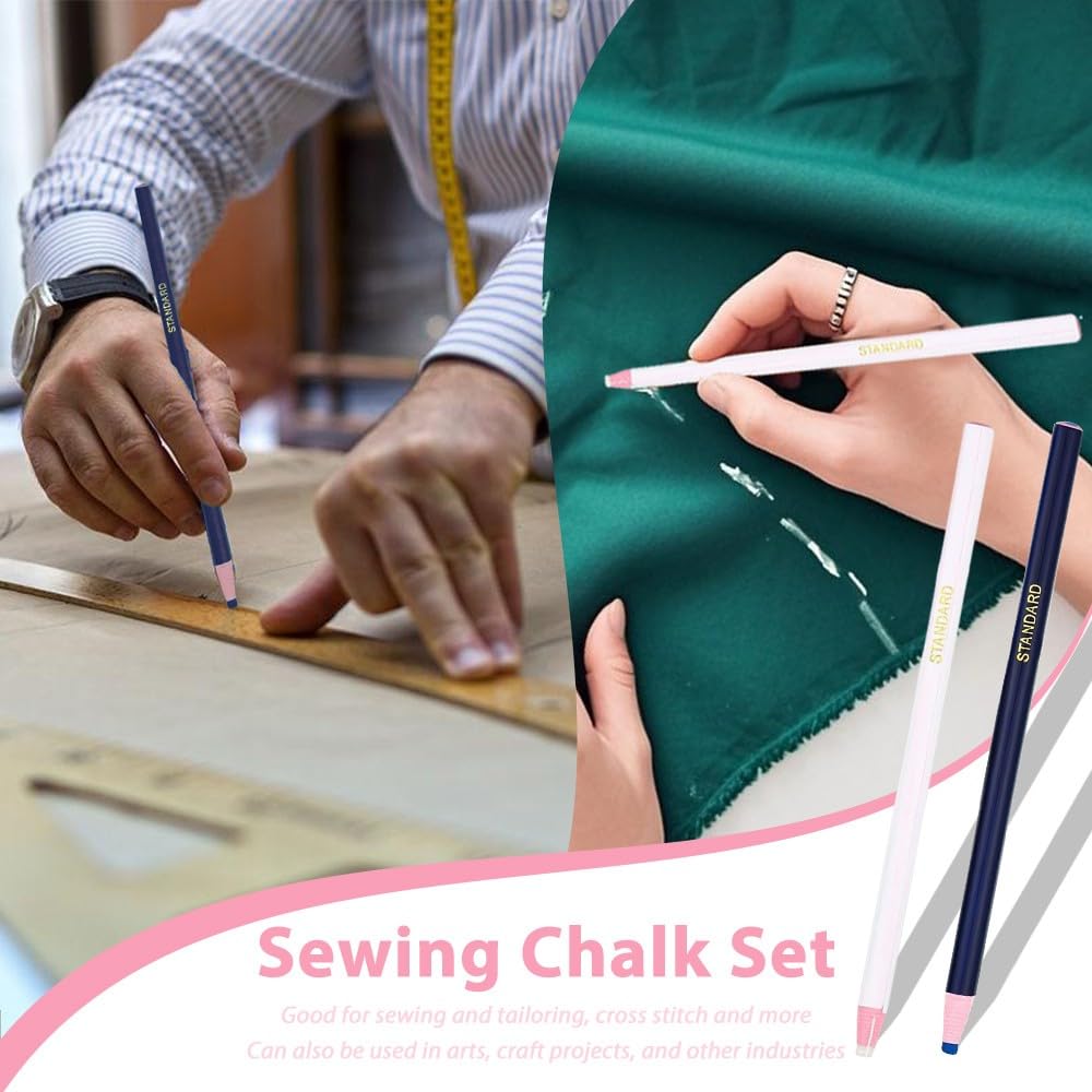 Craie De Couture 9 Pièces Marqueurs De Tissu Crayons à Craie Outils De