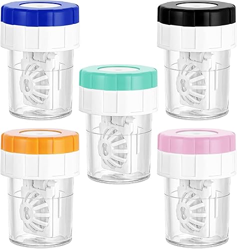 5 paquetes de limpiador de lentes de contacto para viajes a casa