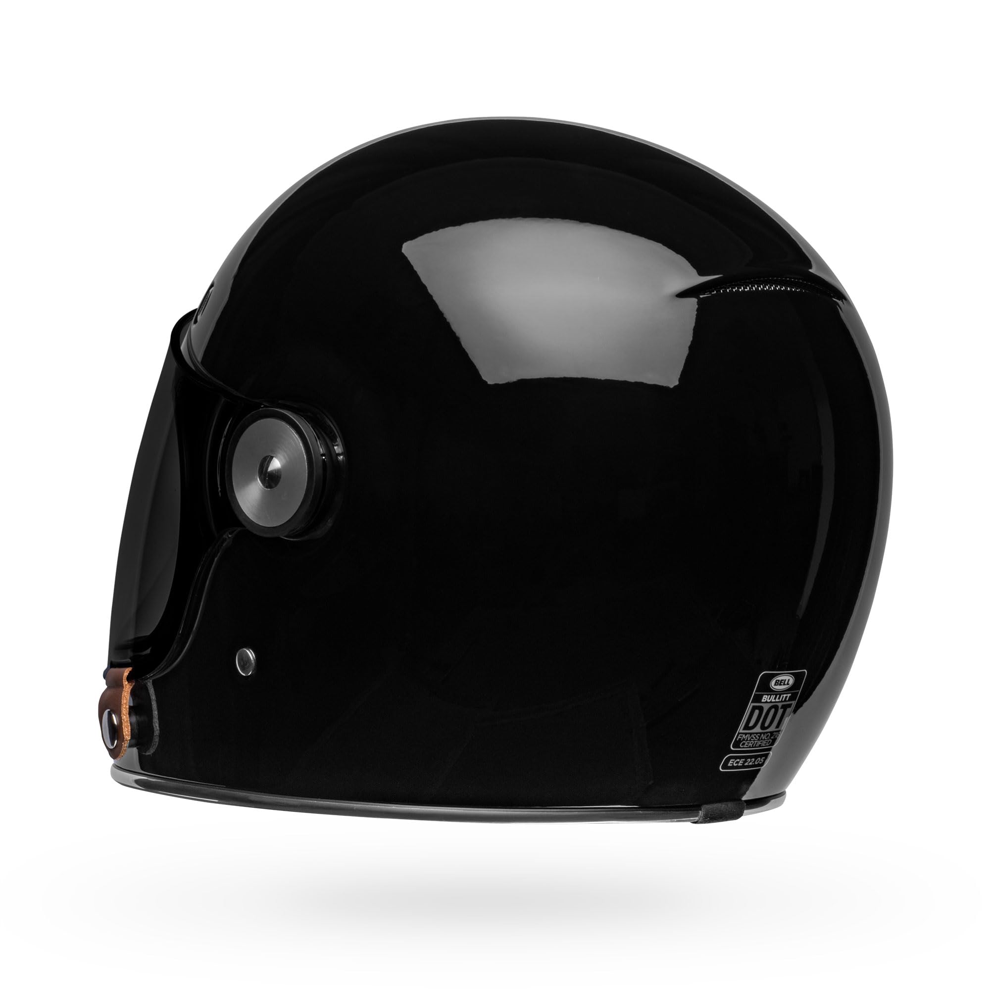 Bell Bullitt GT Solid ECE Casque Moto Bien Ventilé, Nouveau Joint D'étanchéité, Visière sans Outil, Confort Intérieur Amélioré pour Passionnés De Route, Couleur : Black, Taille : XS