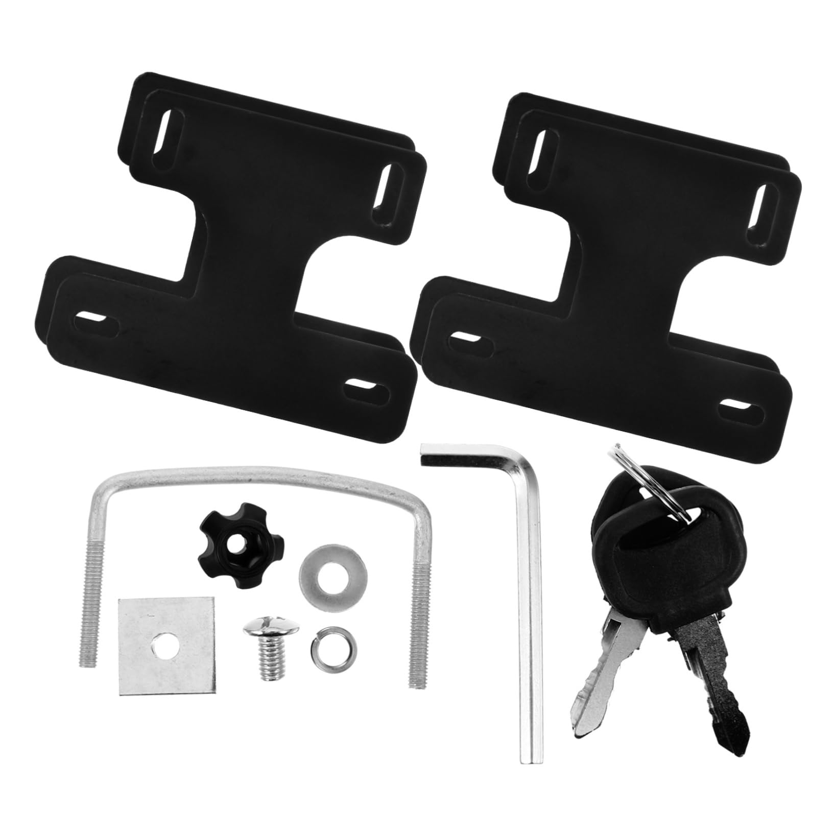 Anneome Roof Rack Cargo Carrier Clips 4 Pack Clamp Holders for Car Roof Rack Mounting Easy Install and Store